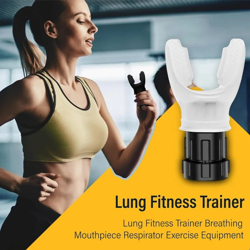 "Adjustable Silicone Breathing Trainer – Portable Fitness Device"