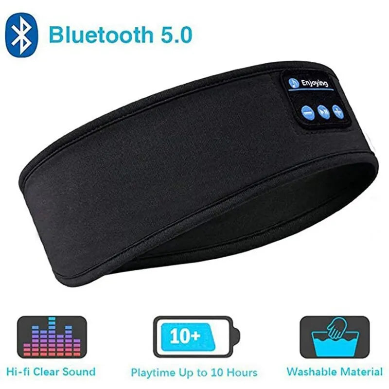 "Wireless Bluetooth Sports Sleep Headband Earphones"