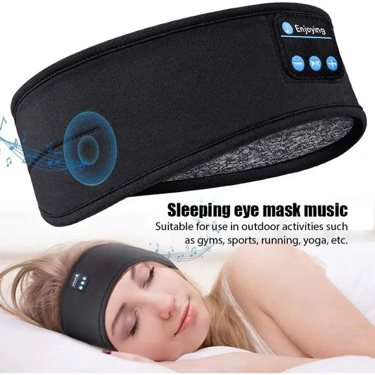 "Wireless Bluetooth Sports Sleep Headband Earphones"