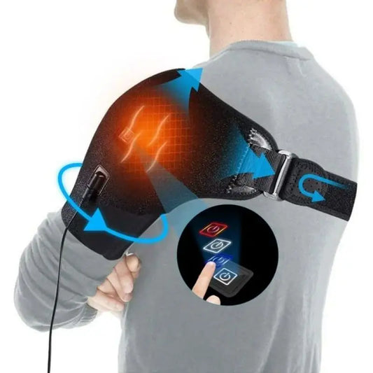 "Adjustable Heating Shoulder Support Belt – Dual-Sided Relaxation"